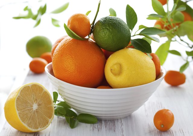 The Freshness of Citrus-bowl of citrus fruit