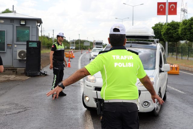 Bingöl’de drone'lu bayram trafiği denetimi