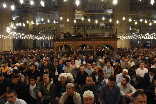 Selimiye'de bayramlaşma