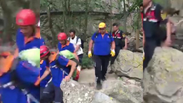 Fotoğraf çekilmek isterken şelaledeki kayalıklardan düşen çocuk öldü