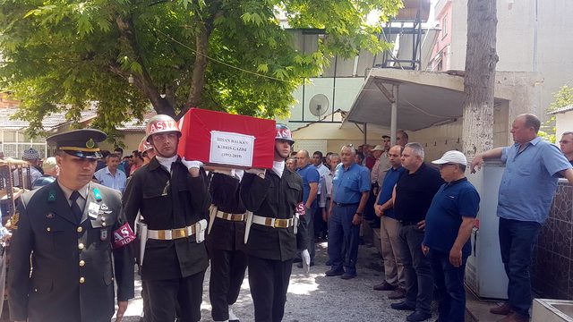 Kıbrıs gazisi, son yolculuğuna uğurlandı