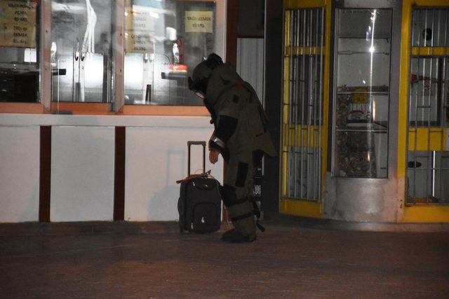 Malatya'da şüpheli valiz paniği