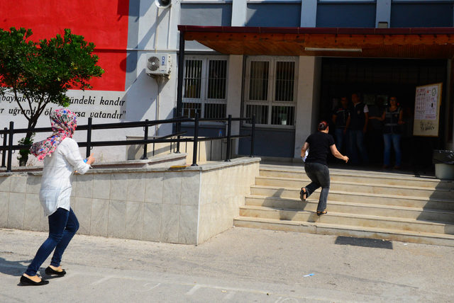 Sınava son anda yetiştiler