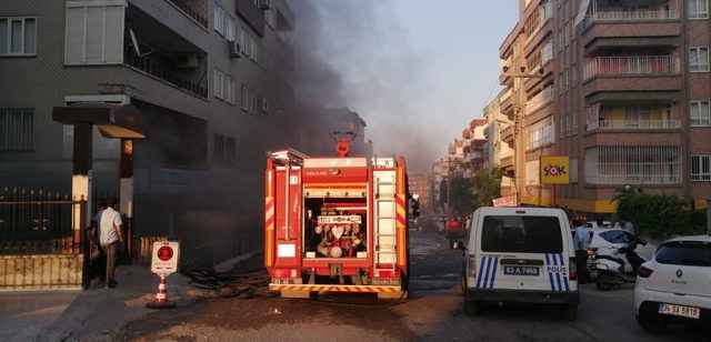 Şanlıurfa’da iş yeri yangını