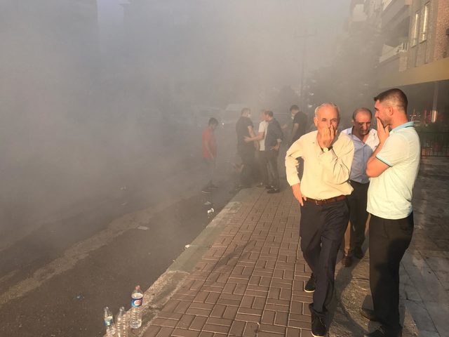 Şanlıurfa’da iş yeri yangını