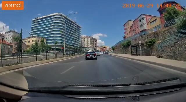 Pendik'te trafik magandası kamerada