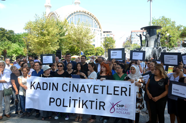 Avcılar'da kadın cinayeti protestosu