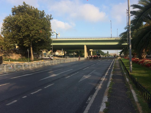 Vatan Caddesi 30 Ağustos Zafer Bayramı provası için ulaşıma kapatıldı