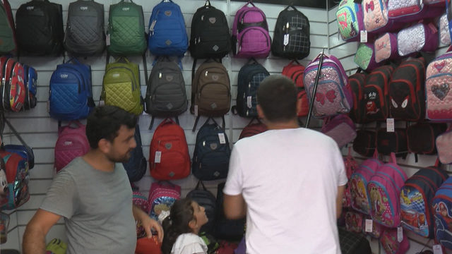 Okul alışverişi telaşı başladı