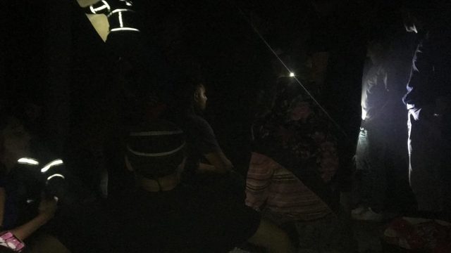 Yangın çıktı, aile fertleri kavga etti