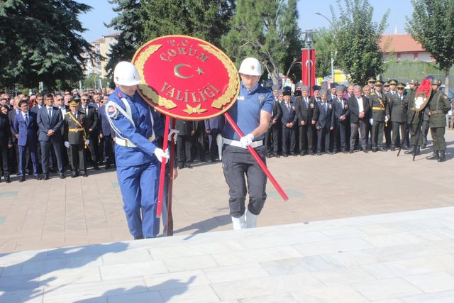 Çorum'da Zafer Bayramı kutlandı