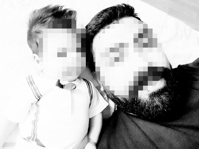Tüfeğini temizlerken 3 aylık oğlunu yüzünden yaraladı