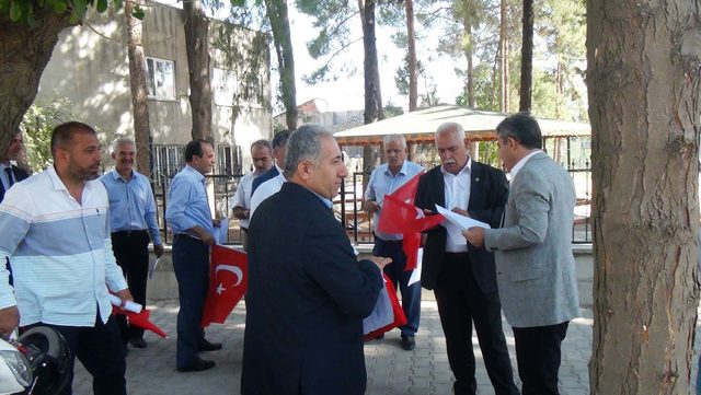 Muhtarlar 'Barış Pınarı Harekatı'na katılmak için dilekçe verdi