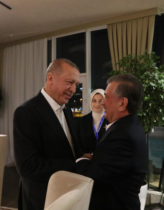 Erdoğan, Devlet ve Hükümet Başkanları gayri resmi akşam yemeğine katıldı