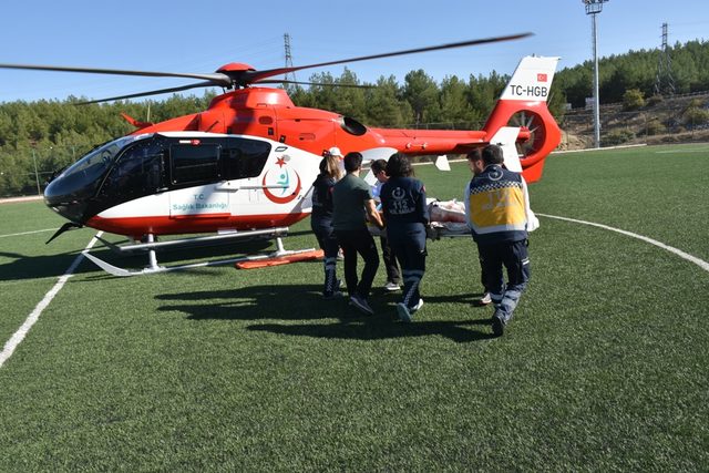 Çakıl yüklü kamyonun ezdiği mühendis Onur, ağır yaralandı