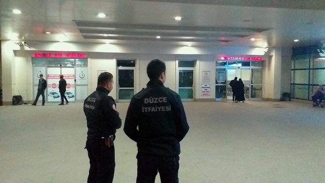 Parmağı vanaya sıkışan çocuğu itfaiye kurtardı