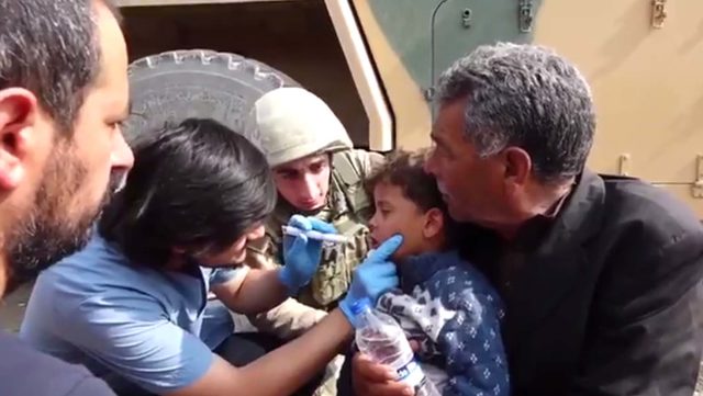 Tel Abyad'da hastalara tedavi desteği