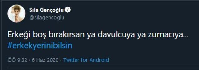 �nl�lerden destek! #Erkekyerinibilsin hareketi