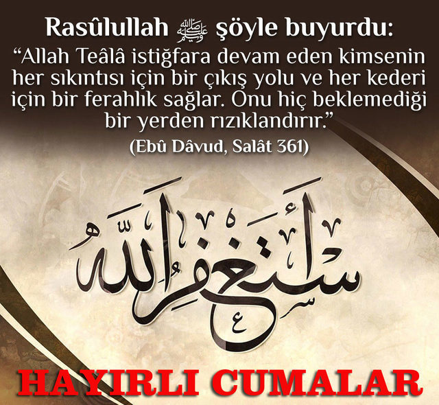 En güzel cuma mesajları Hadisli, anlamlı, kısa, uzun, resimli cuma