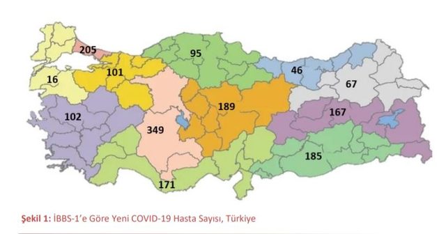 22 eylül koronavirüs haritası