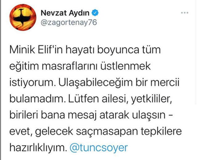 Nevzat Aydın sosyal medyadan duyurdu! 'Elif'i okutacağız'