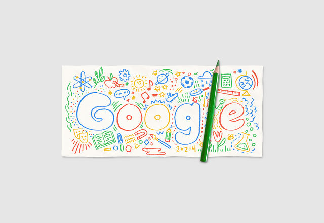 Google has prepared the first day of the school's doodle