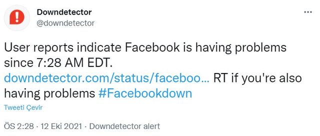 Downdetector facebook