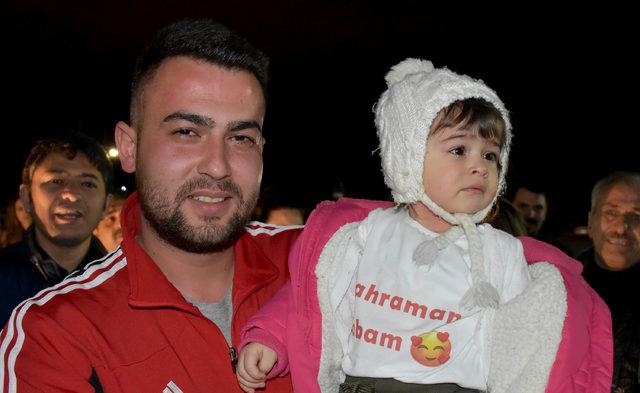 Afrin gazisine Sivas'ta coşkulu karşılama