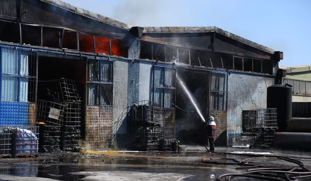 Ankara'da Keresteciler Sitesi'nde yangın (2)