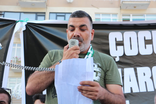 İzmit'te çocuk istismarı protesto edildi