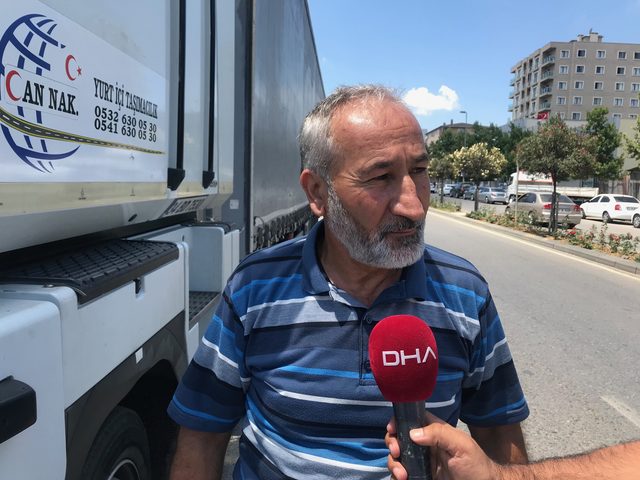 TIR'dan beyaz eşya hırsızlığı güvenlik kamerasında