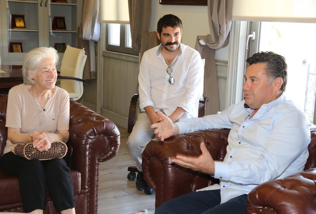 Yaşamını kurtaran Başkan Kocadon'u ziyaret etti