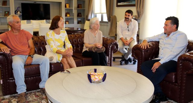 Yaşamını kurtaran Başkan Kocadon'u ziyaret etti