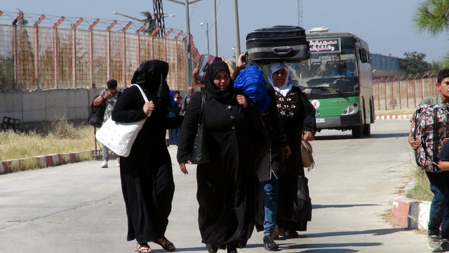 Bayram ziyaretine giden 30 bini aşkın Suriyeli döndü
