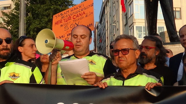 Silivri'de çocuk istismarı ve kadına şiddet protestosu