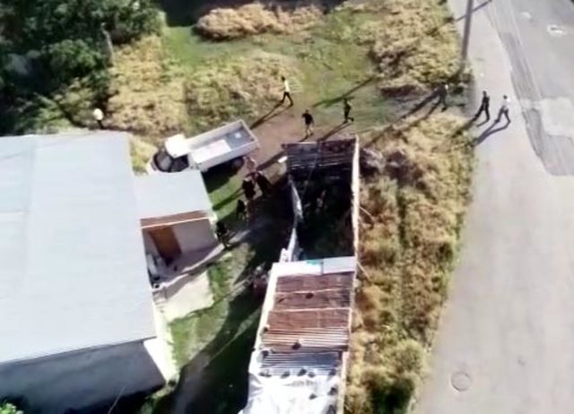 Silahlı kaçakcılarına 'drone' destekli operasyon
