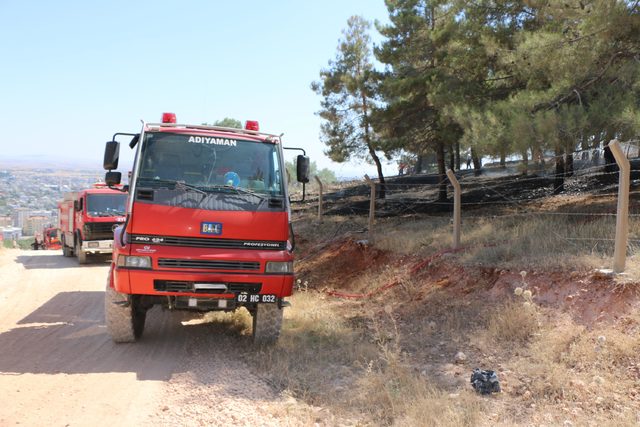 Adıyaman'da ormanlık alanda yangın