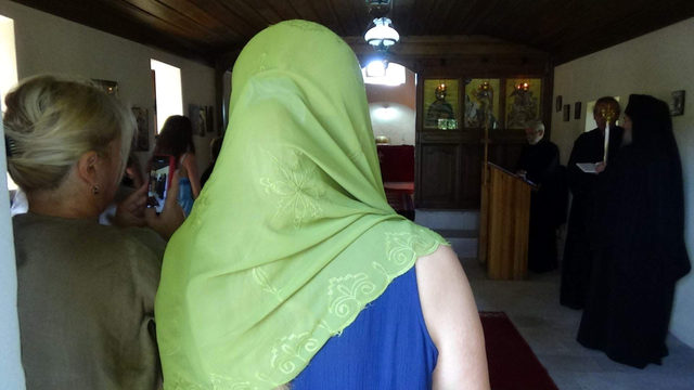 Bozcaada'da Aya Paraskevi Günü ayini yapıldı