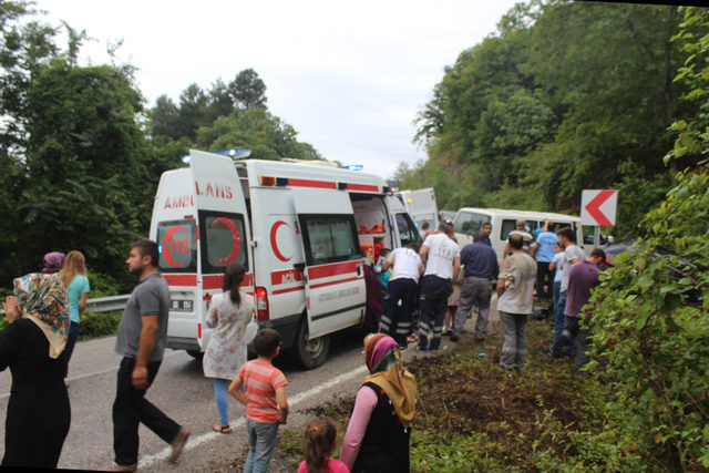 Kastamonu'da kaza: 11 yaralı