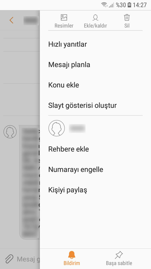 arama engelleme bloke oldu