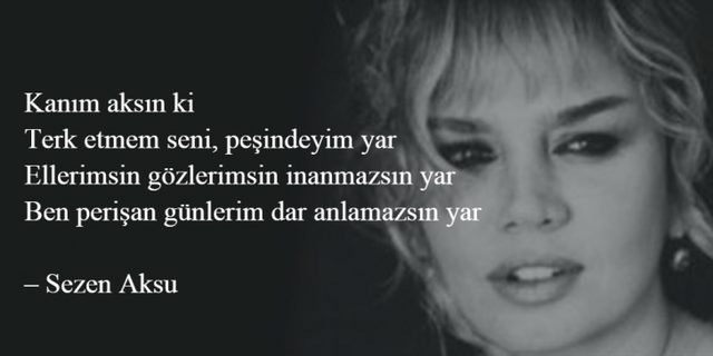 40. Sanat Yılını 60. Yaşında Kutlayan Sezen Aksu�dan 30 Can Alıcı Şarkı